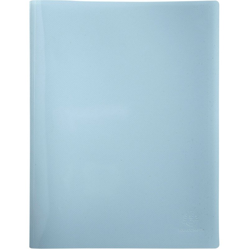 Protège-documents Bee Blue Exacompta polypropylène A4 30 pochettes - 60 vues couleurs assorties