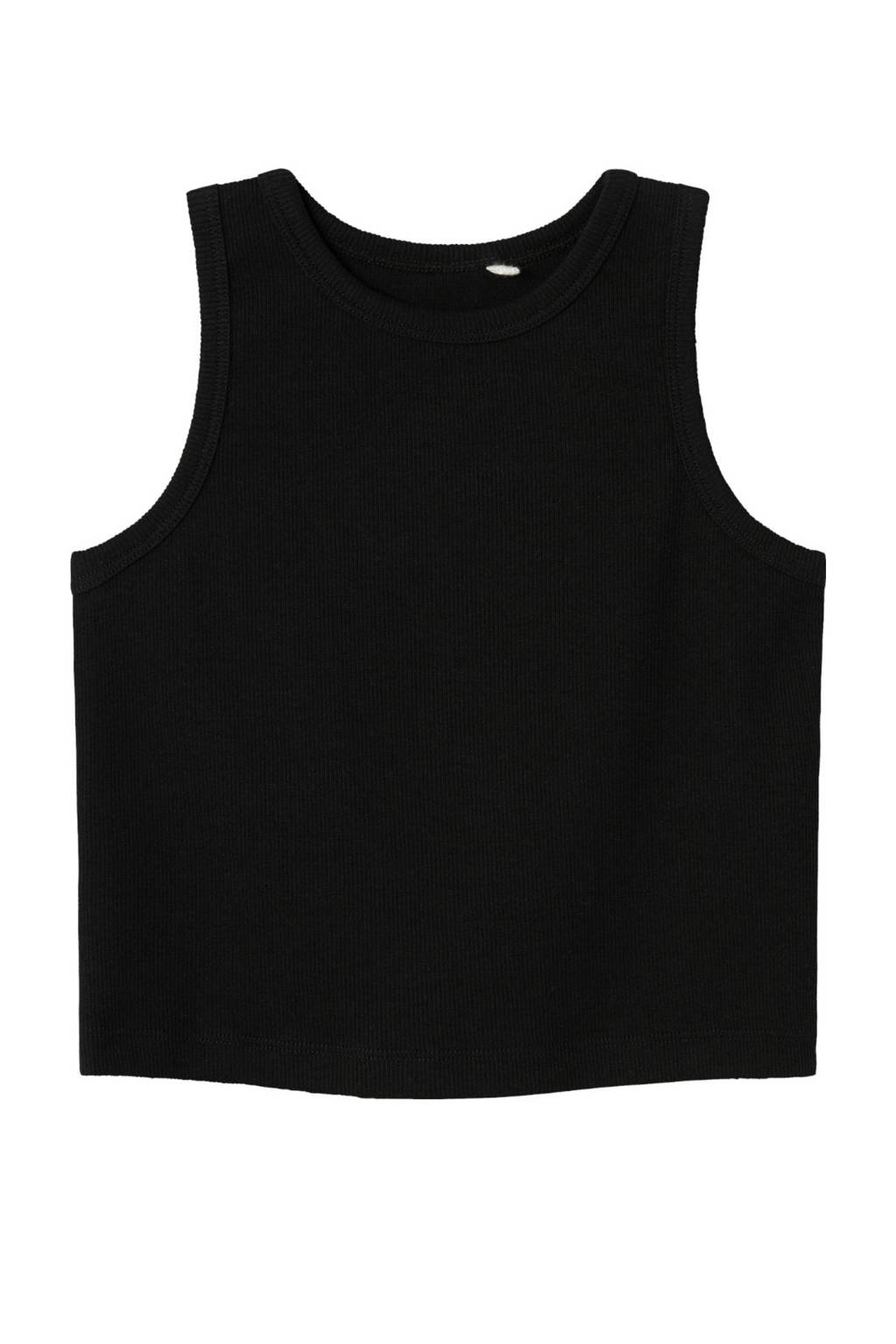 NAME IT top NKFNAKAL SL CROP TOP NOOS zwart