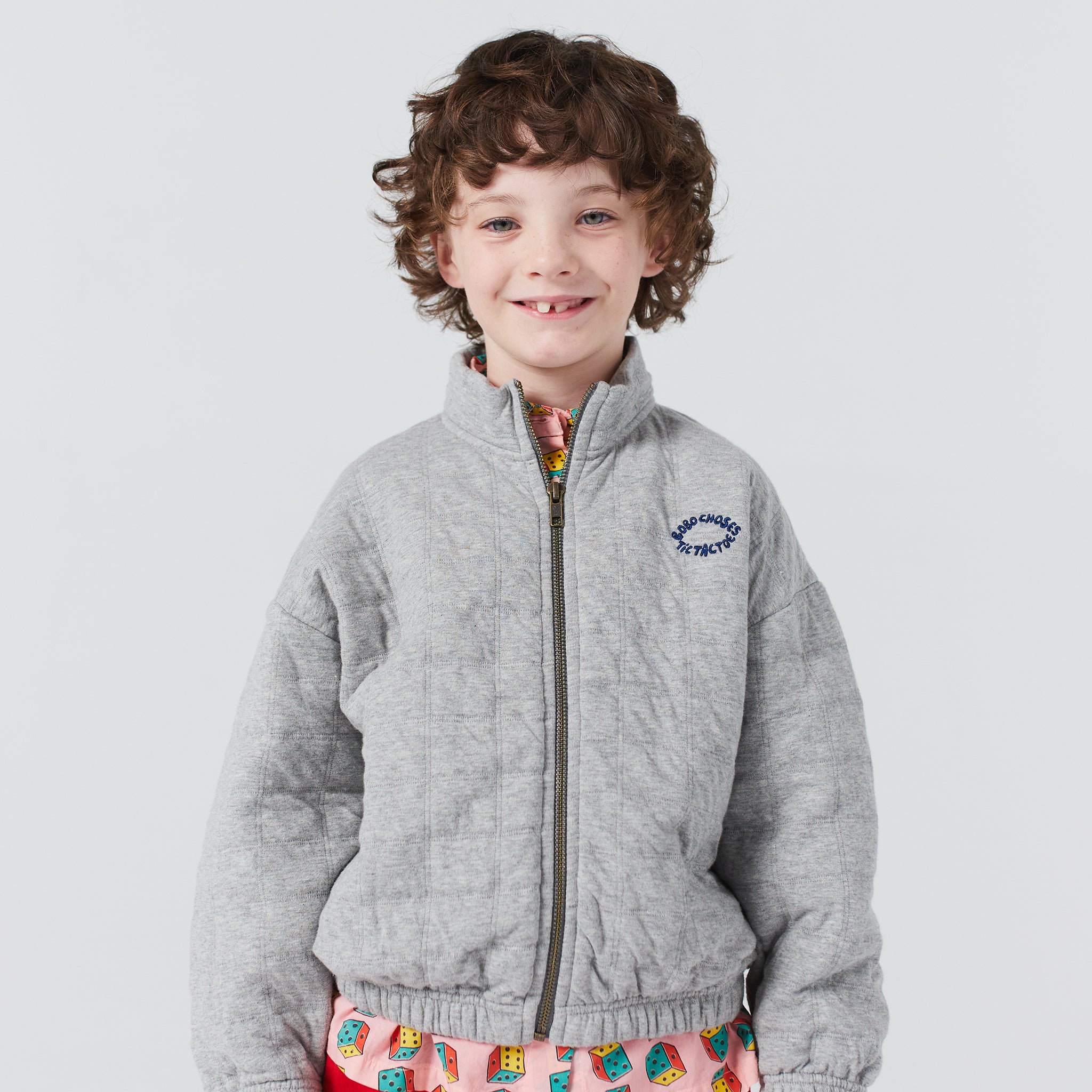 Steppjacke Tic Tac Toe Heather Grey
