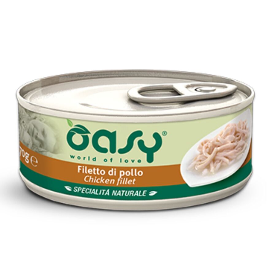 Filé de frango em lata OASY CAT 150g