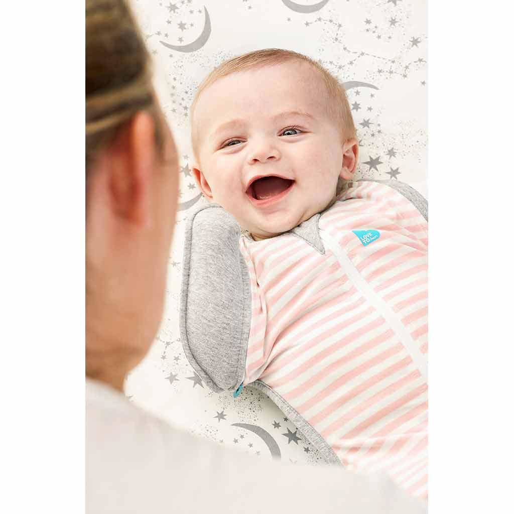 overgangsslaapzak Fase 2 TOG 1.0 Pink/Grey streep