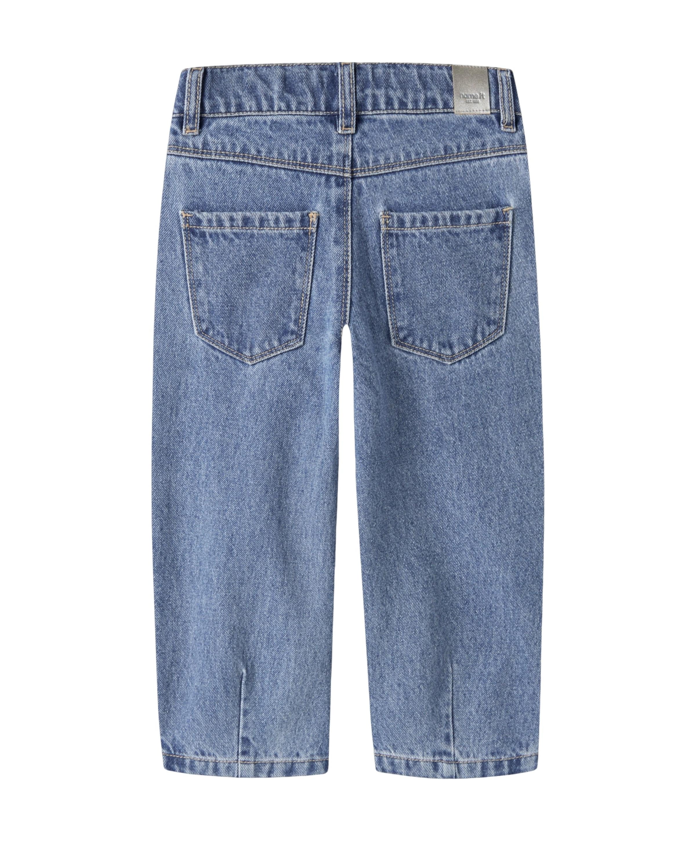Name it NMFBELLA BARREL GLITTER 4577- meisjes jeans blauw