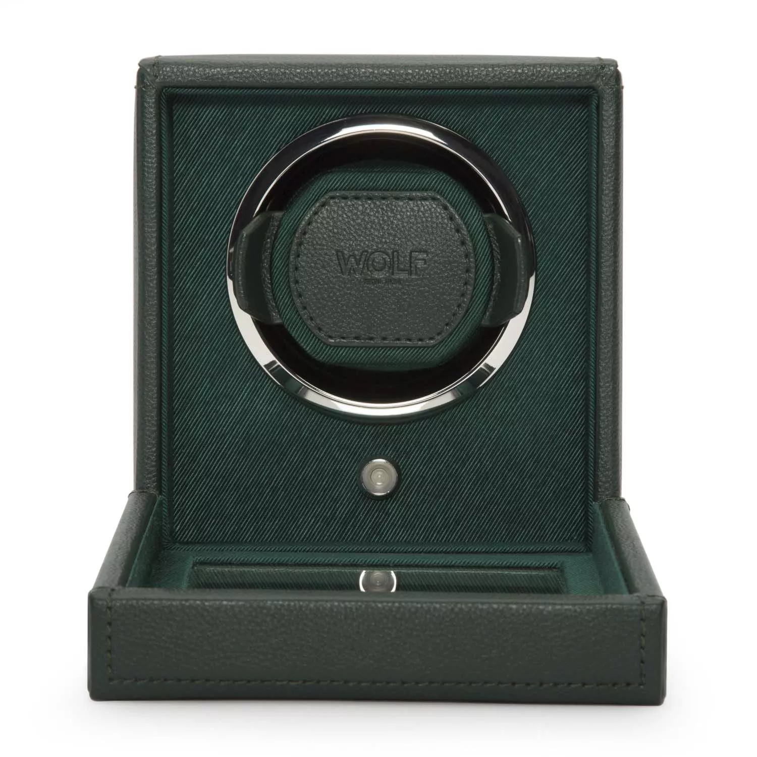 Wolf Cub Watch Winder 1 ur Grøn Imiteret Læder 461141