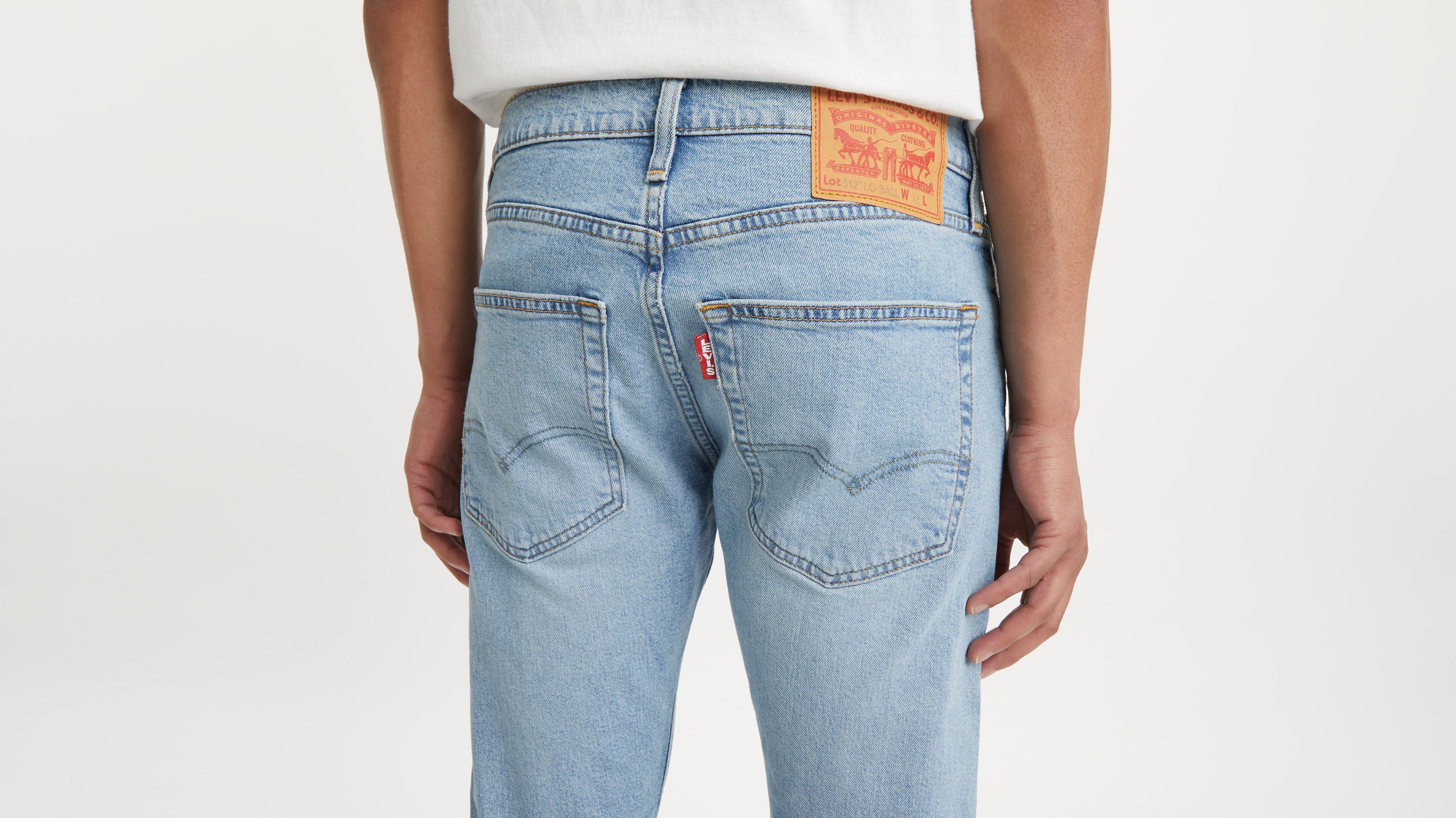 Jean 512™ Slim Taper Lo-Ball - Light Indigo Worn In - Bleu