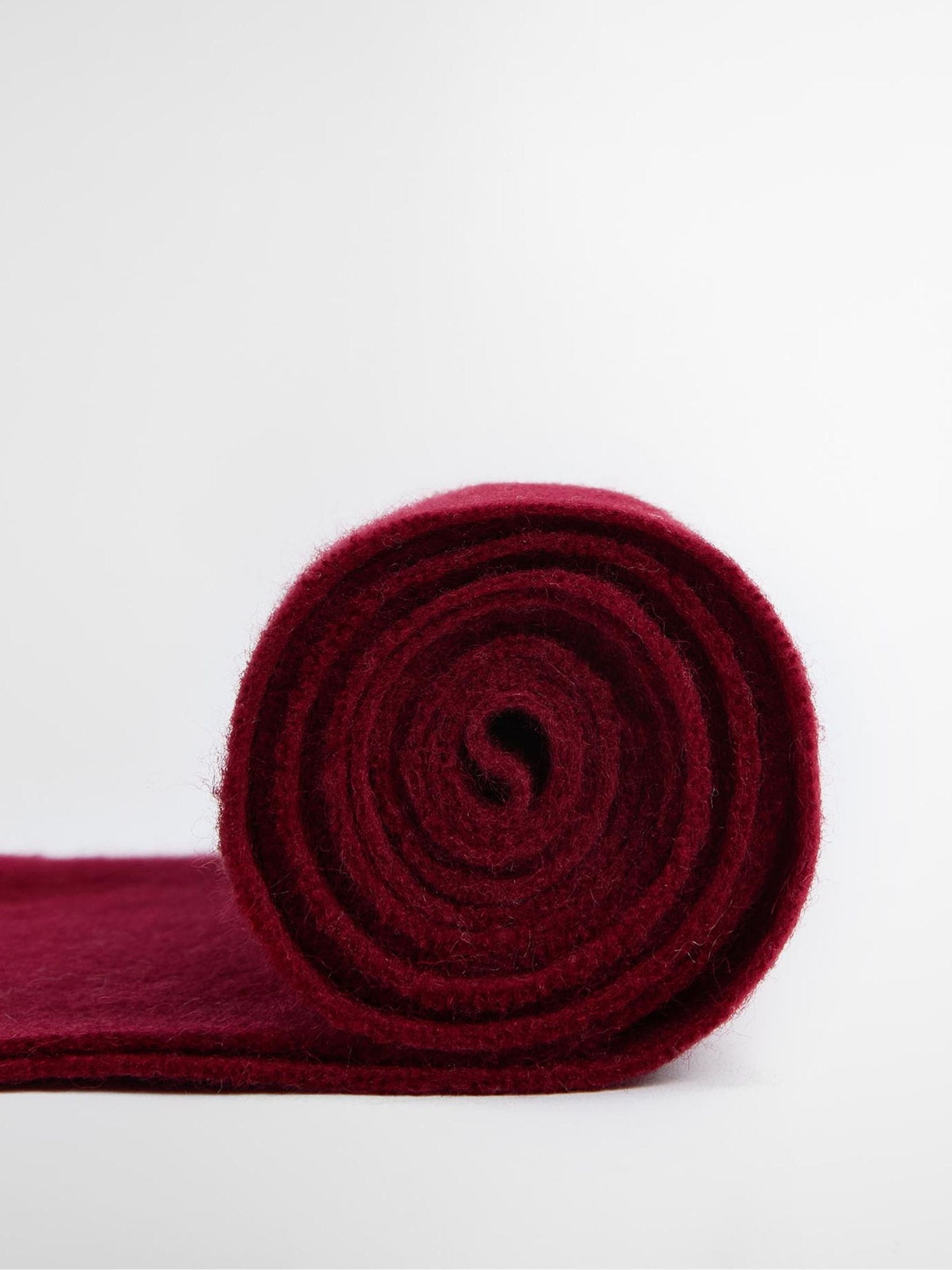 Rood - Barbour® effen lamswollen sjaal