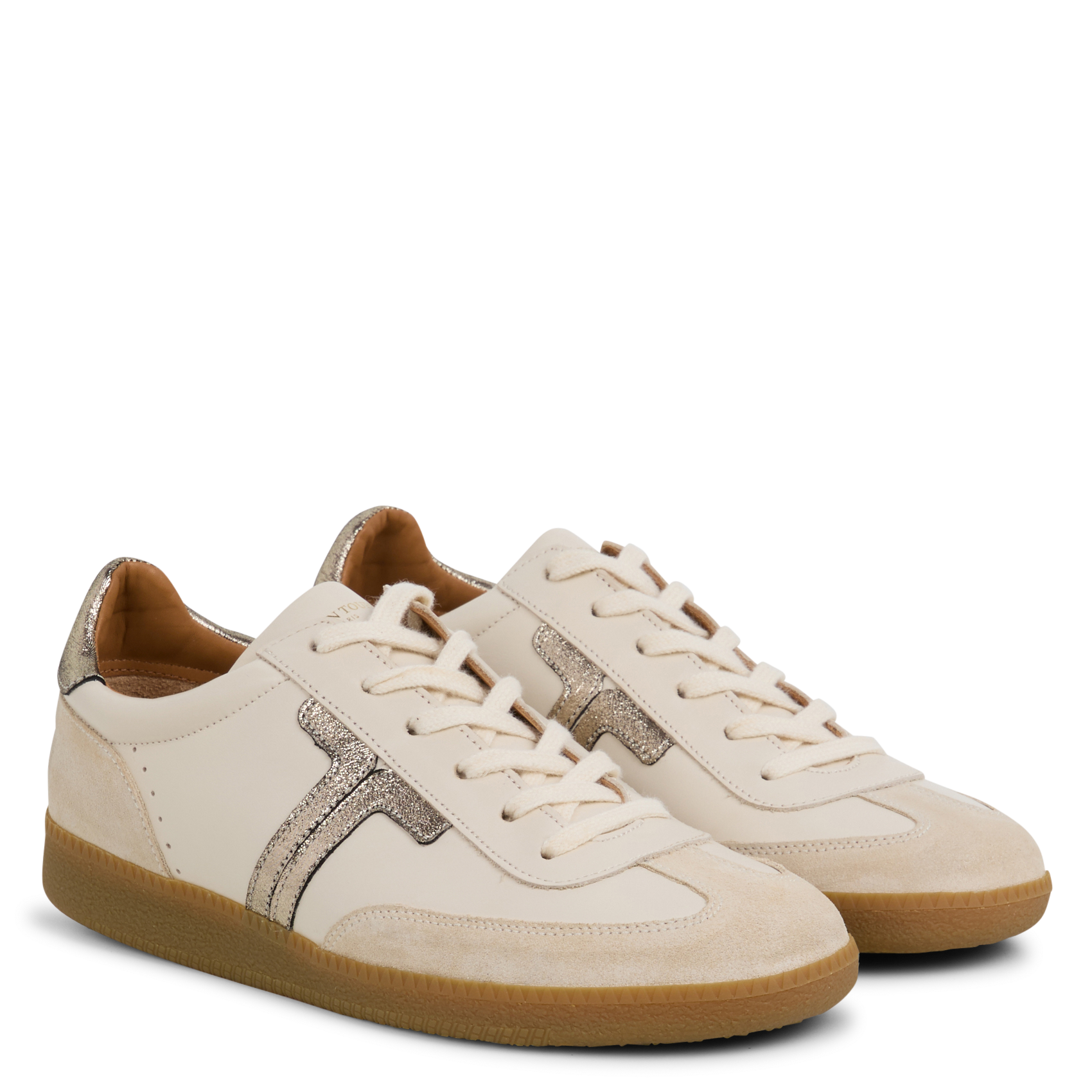 SOLVEIG - Baskets basses en cuir | Multicolore
