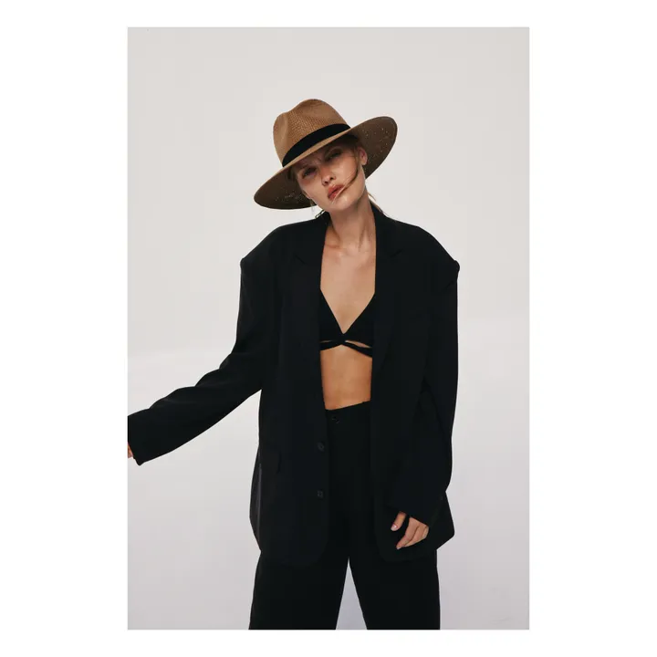 Janessa Leone Chapeau Michon | Marron
