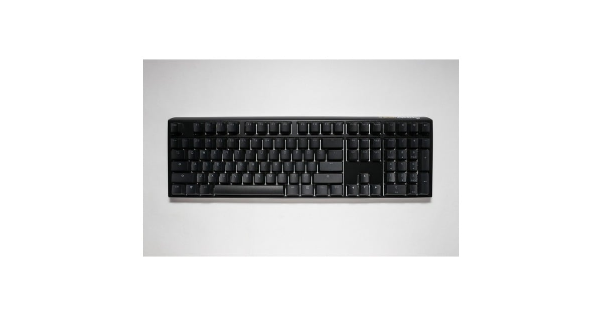 DuckyOne 3 Classic, toetsenbord  (Zwart/wit, US lay-out, Cherry MX Silent Red, RGB led, Double-shot PBT, Hot-swappable, QUACK Mechanics)