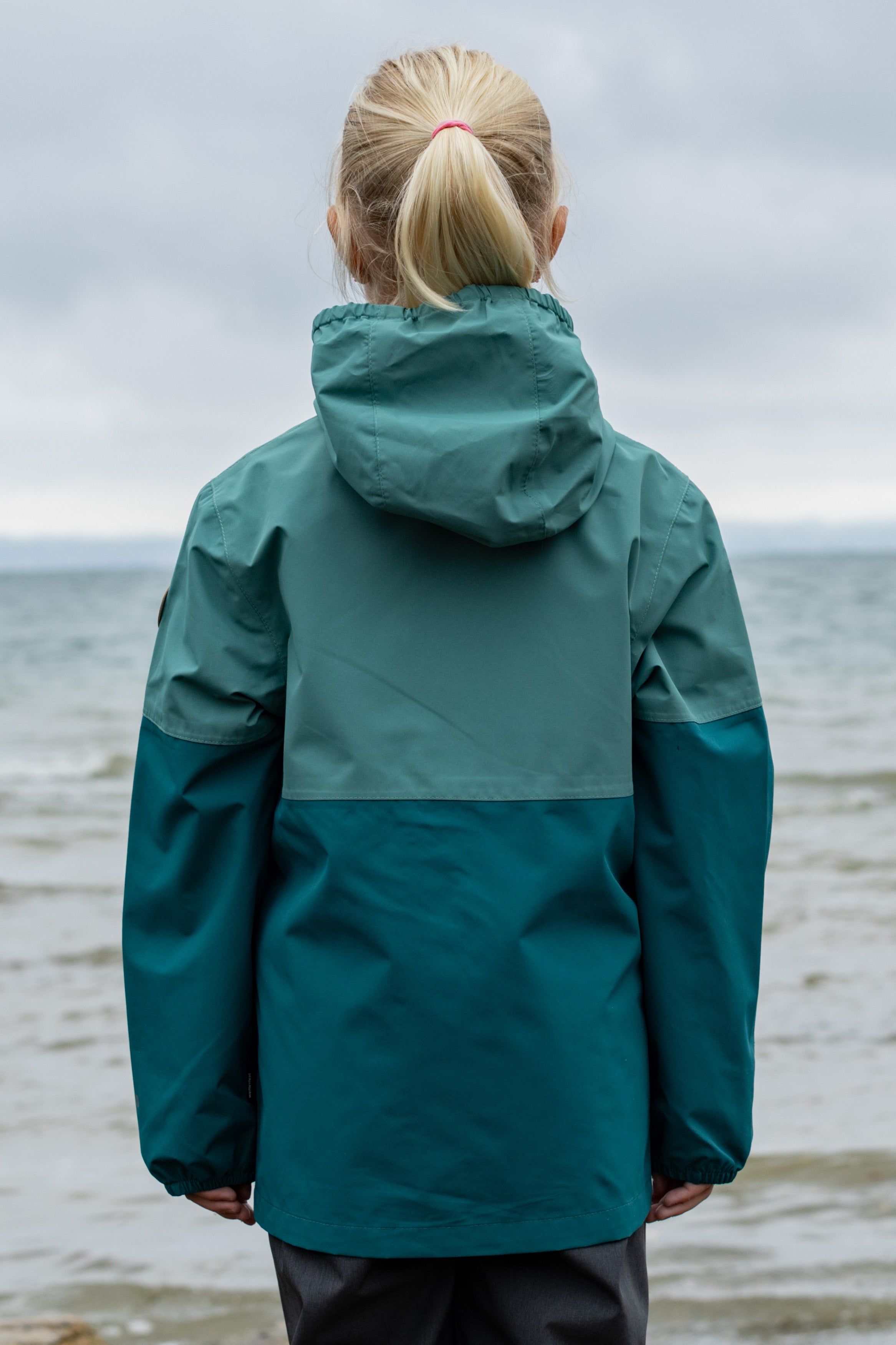 Kinder Regenjacke Travellight deep sea