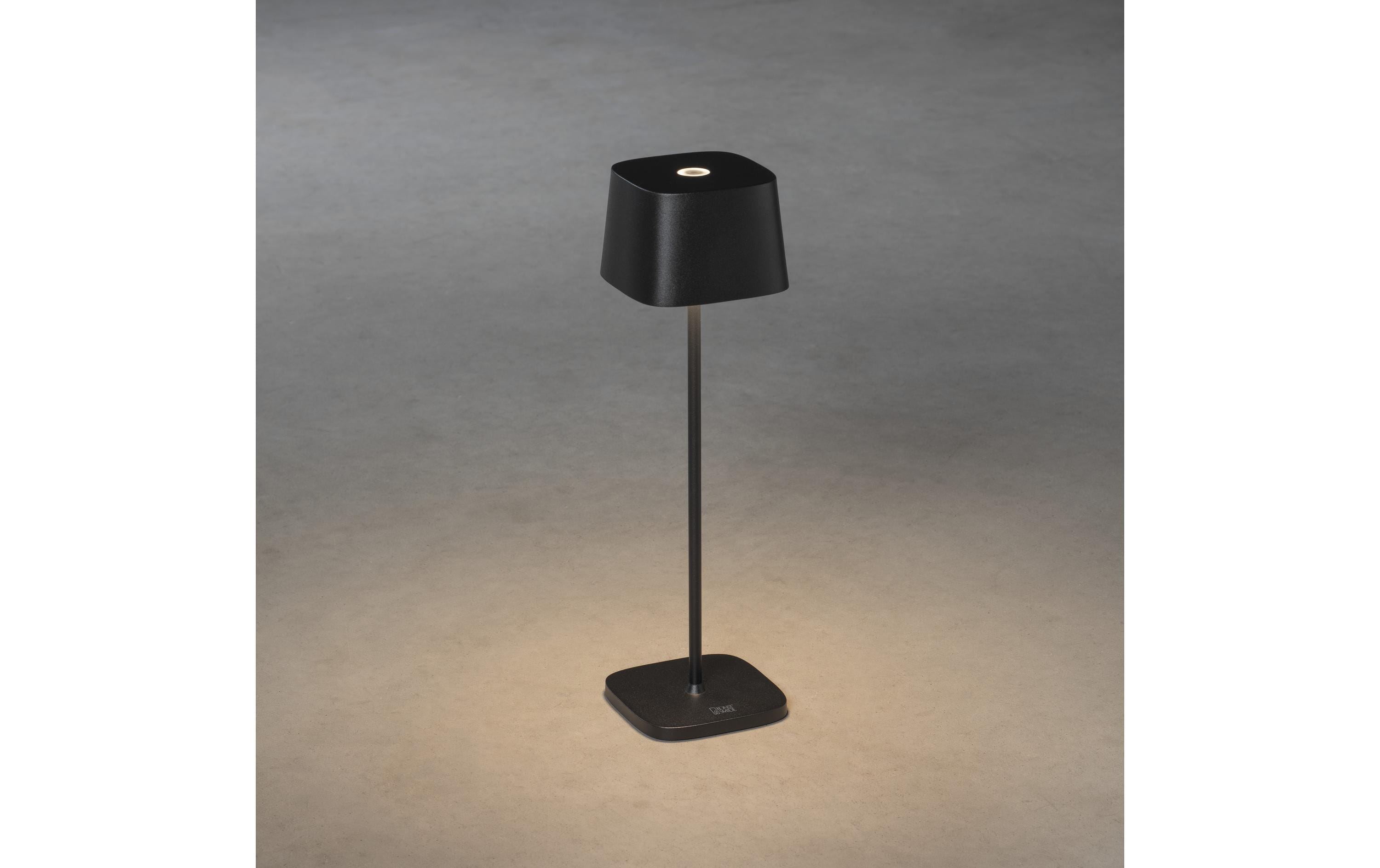 Akku-Tischleuchte Capri USB, 2700-3000 K, 2.2 W, SchwarzOutdoor-Leuchte