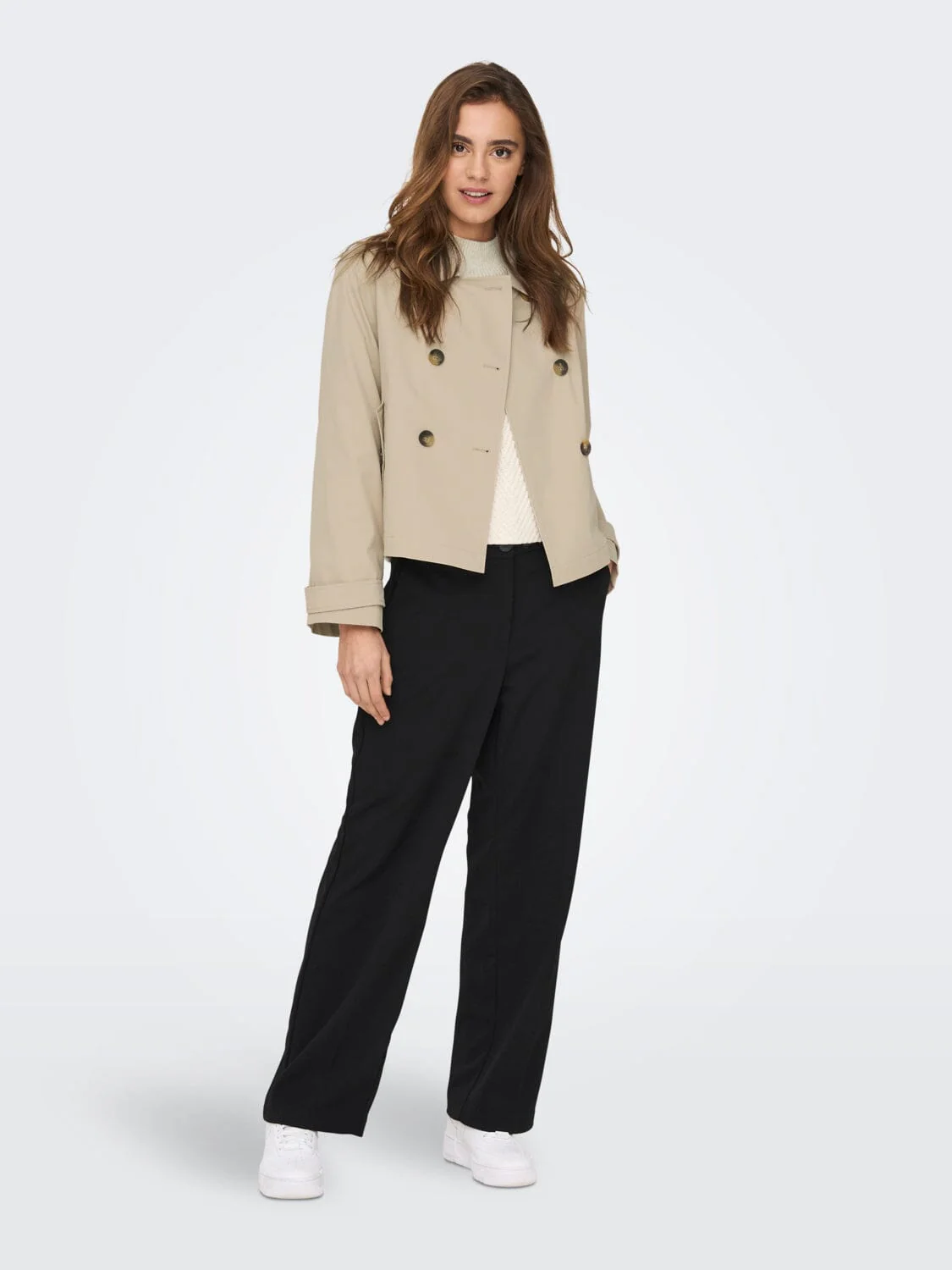 Only Onlapril Short Trenchcoat 4063293 oxford tan