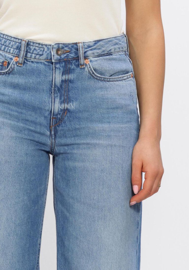 blauwe drykorn wide jeans medley 80764