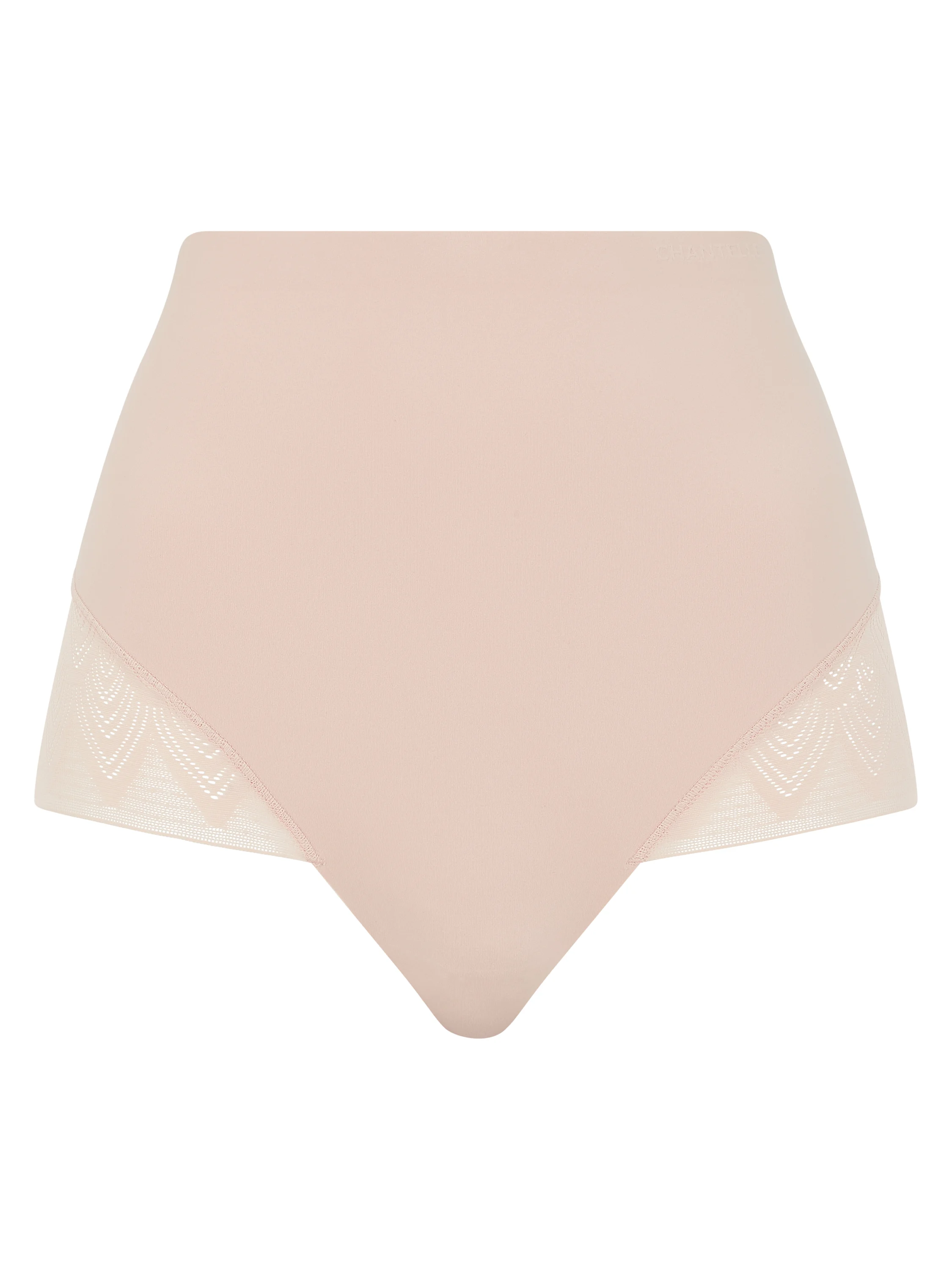SEXY SHAPE - Culotte gainante taille haute en dentelle | Beige