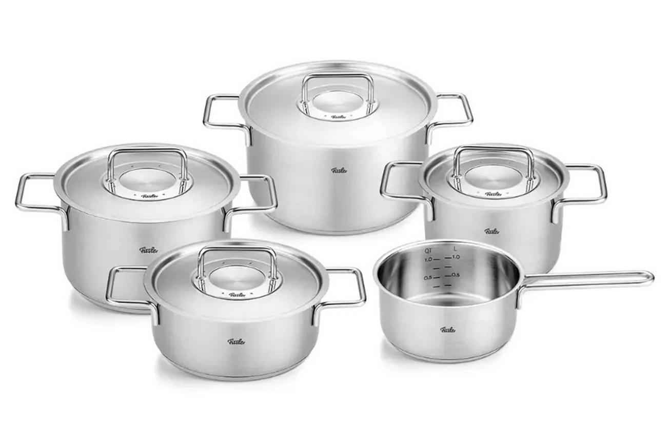 Fissler Pure Collection 086-114-05-000-0 5-delige pannenset