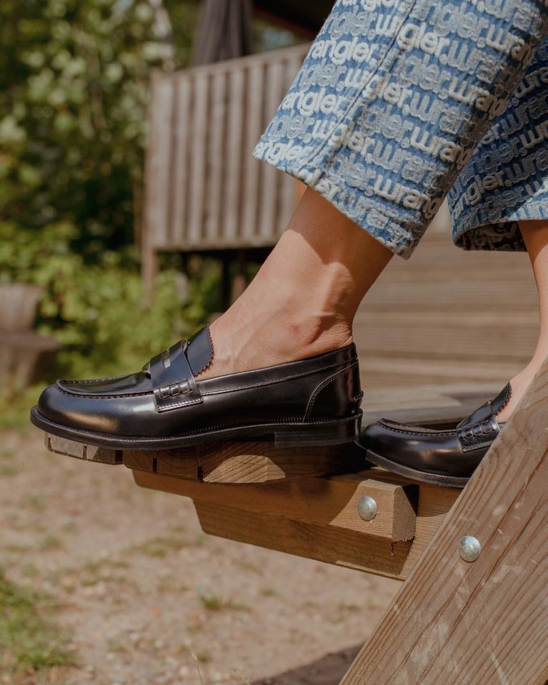 Di Lauro 4102 Zwart Damesloafers