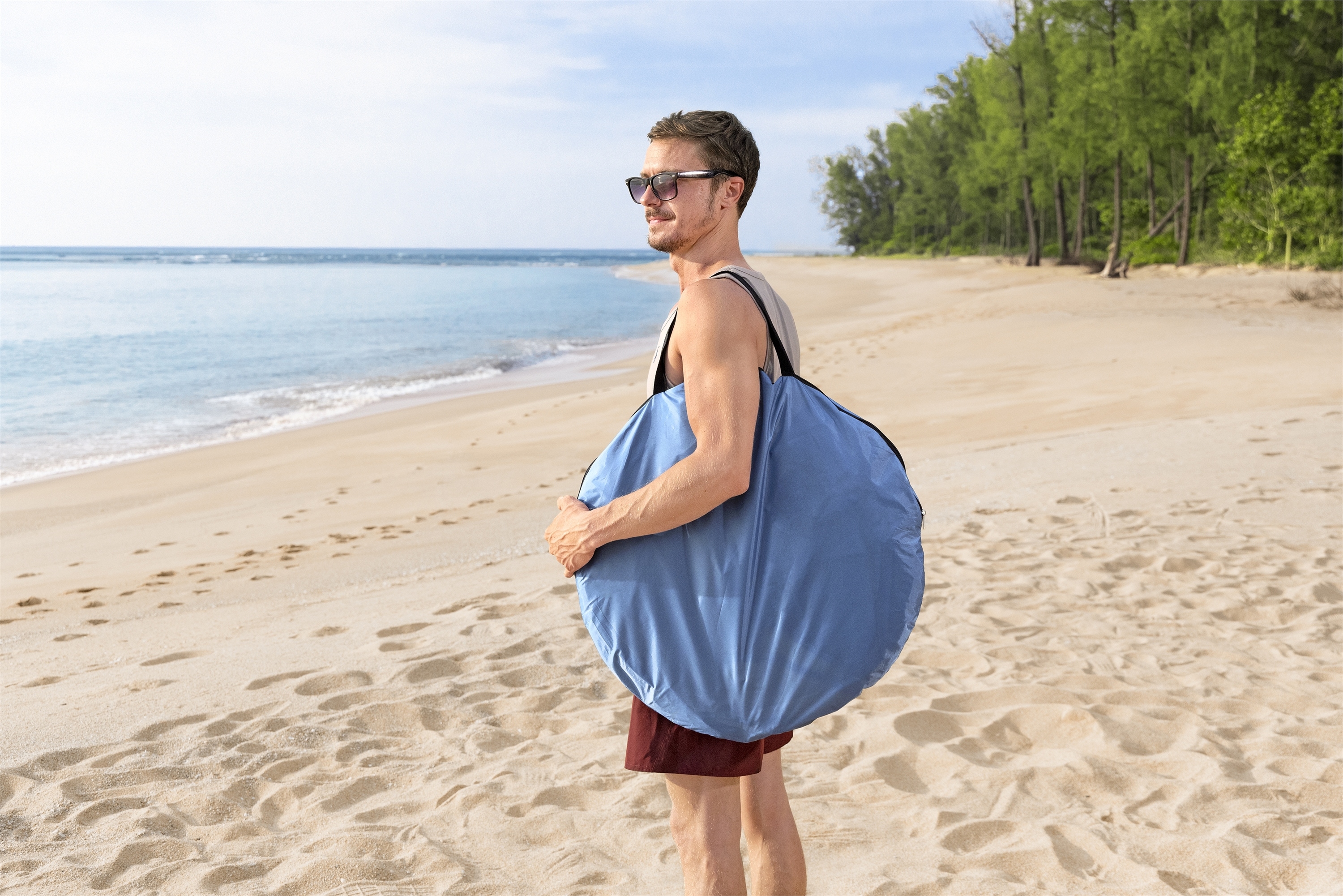 Strandmuschel Zelt Beach Quick 2