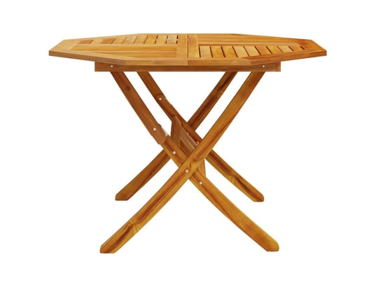 VIDAXL - Table pliante Table pliable de jardin ø110x75 cm bois d'acacia solide