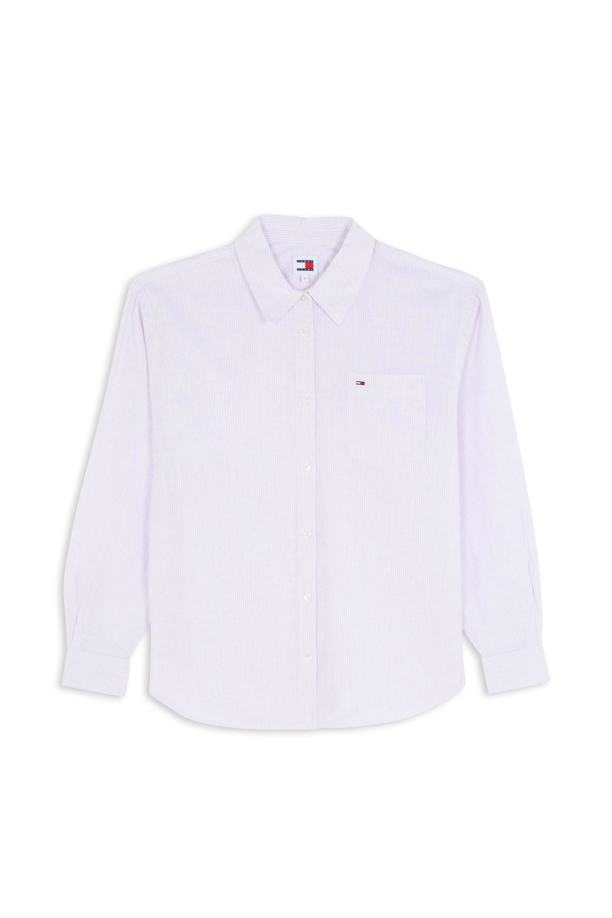 TOMMY JEANS Chemise TJW BOXY STRIPE LINE Violet