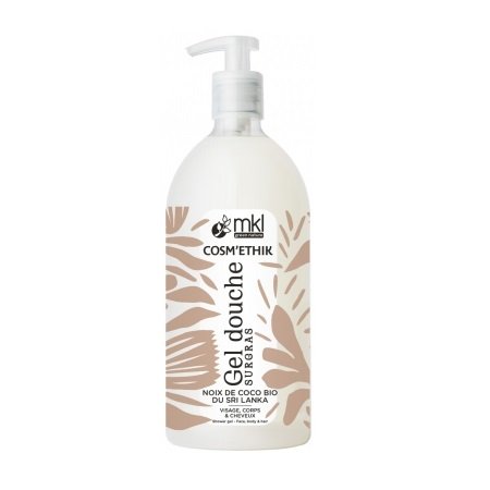 Cosm'Ethik Gel Douche Surgras Noix de Coco du Sri Lanka 1 L