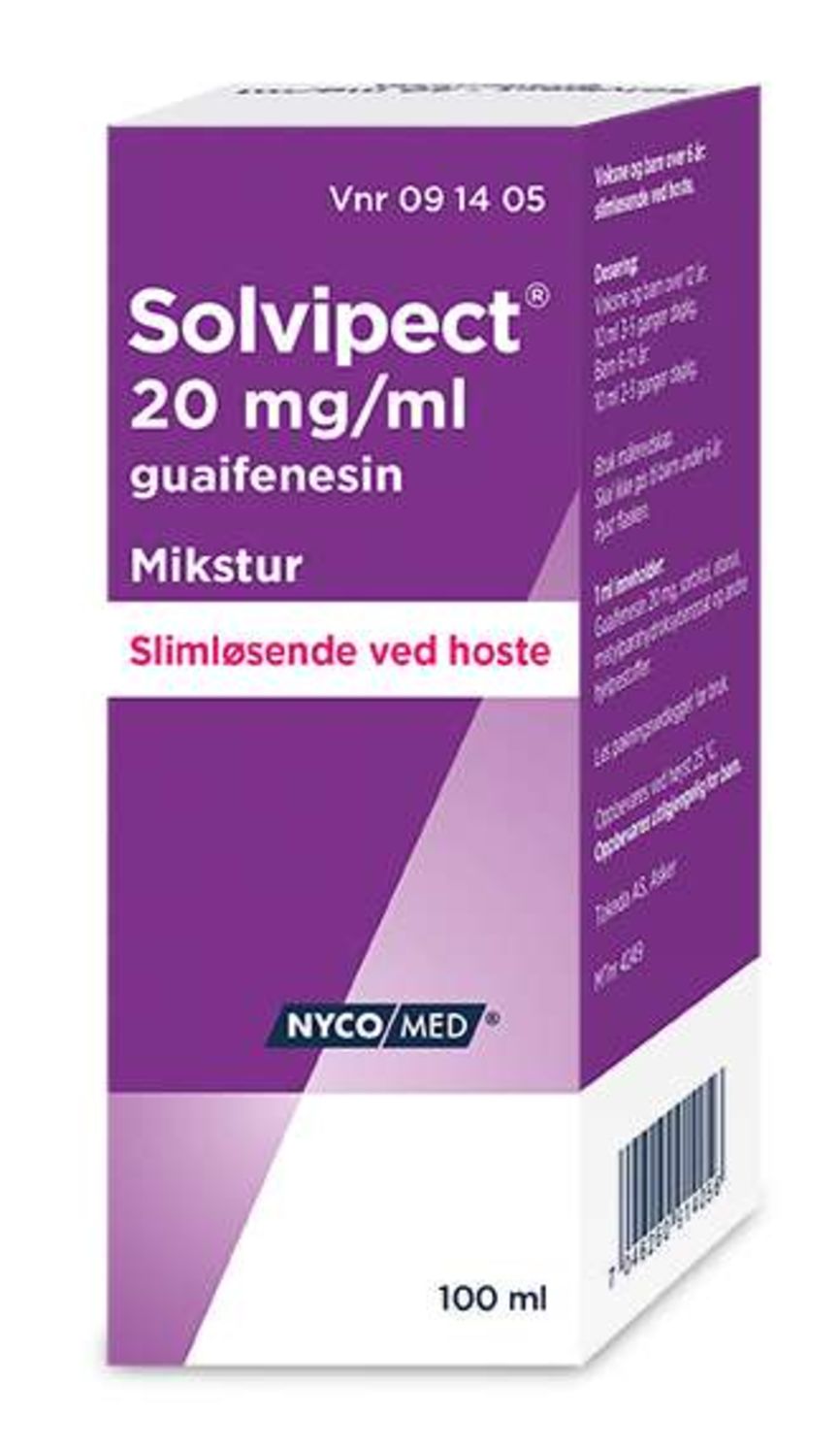 Solvipect mikstur 20 mg/ml