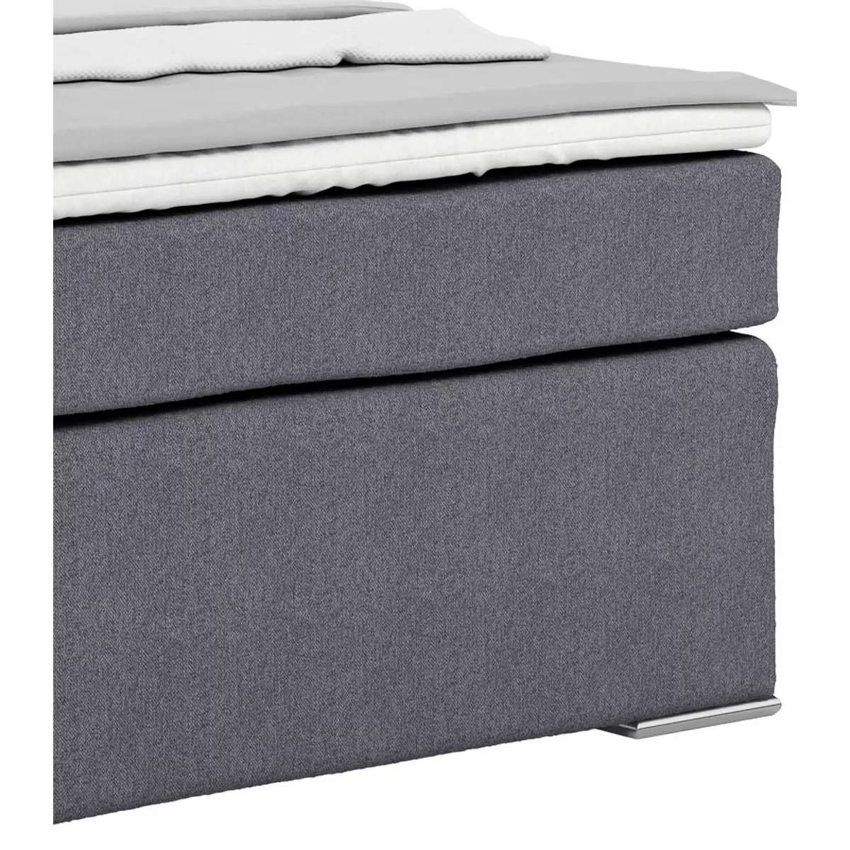 Boxspringbett Nero 140 x 200 Dunkelgrau