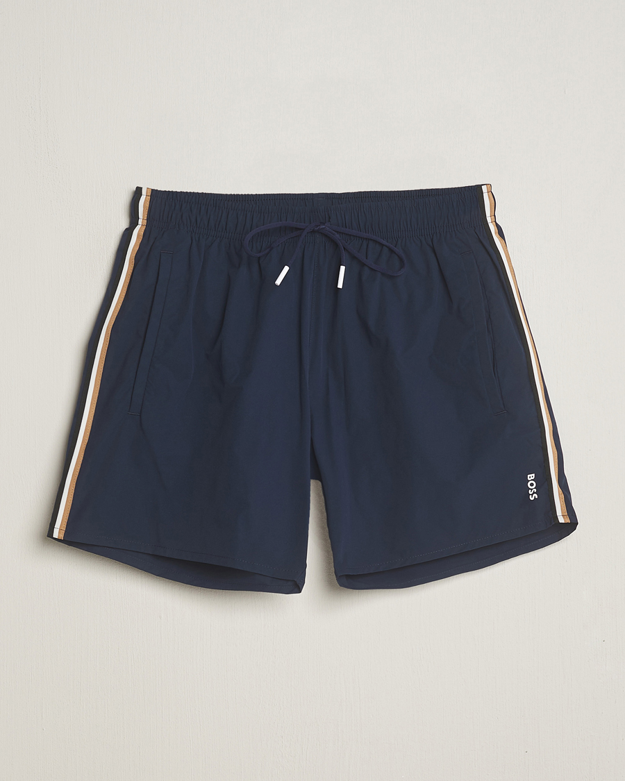 BOSS BLACK Iconic Swimshorts Navy