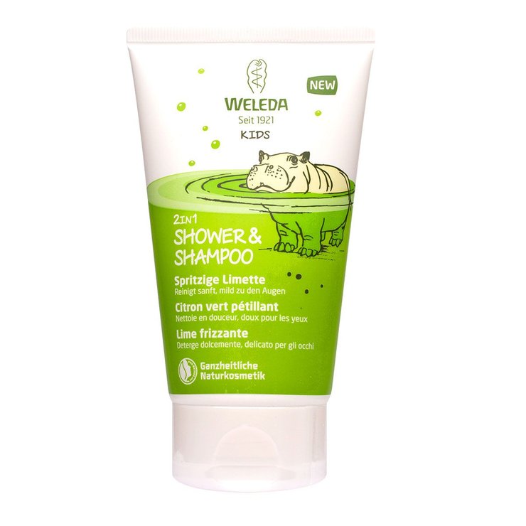 Kids douche & shampooing citron vert 150ml
