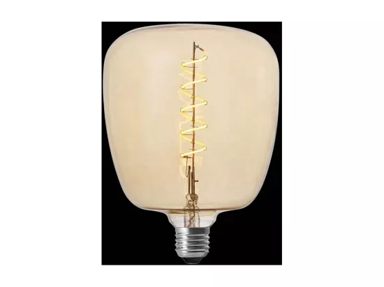 Ampoule carrée LED ambré 14 cm Lot de 2