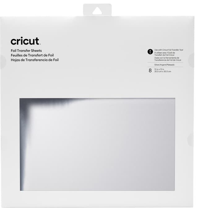 Cricut Transfer Foil Sheets 30x30 cm (silver)