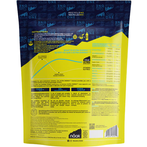 Boissons énergétiques NAAK ULTRA ENERGY DRINK MIX SALTED