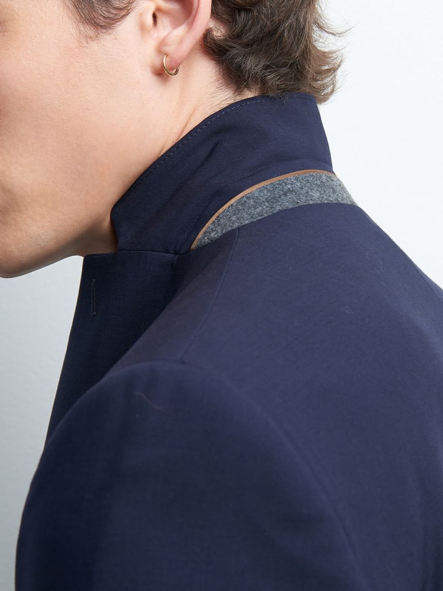 Veste coordonnable extraslim en laine