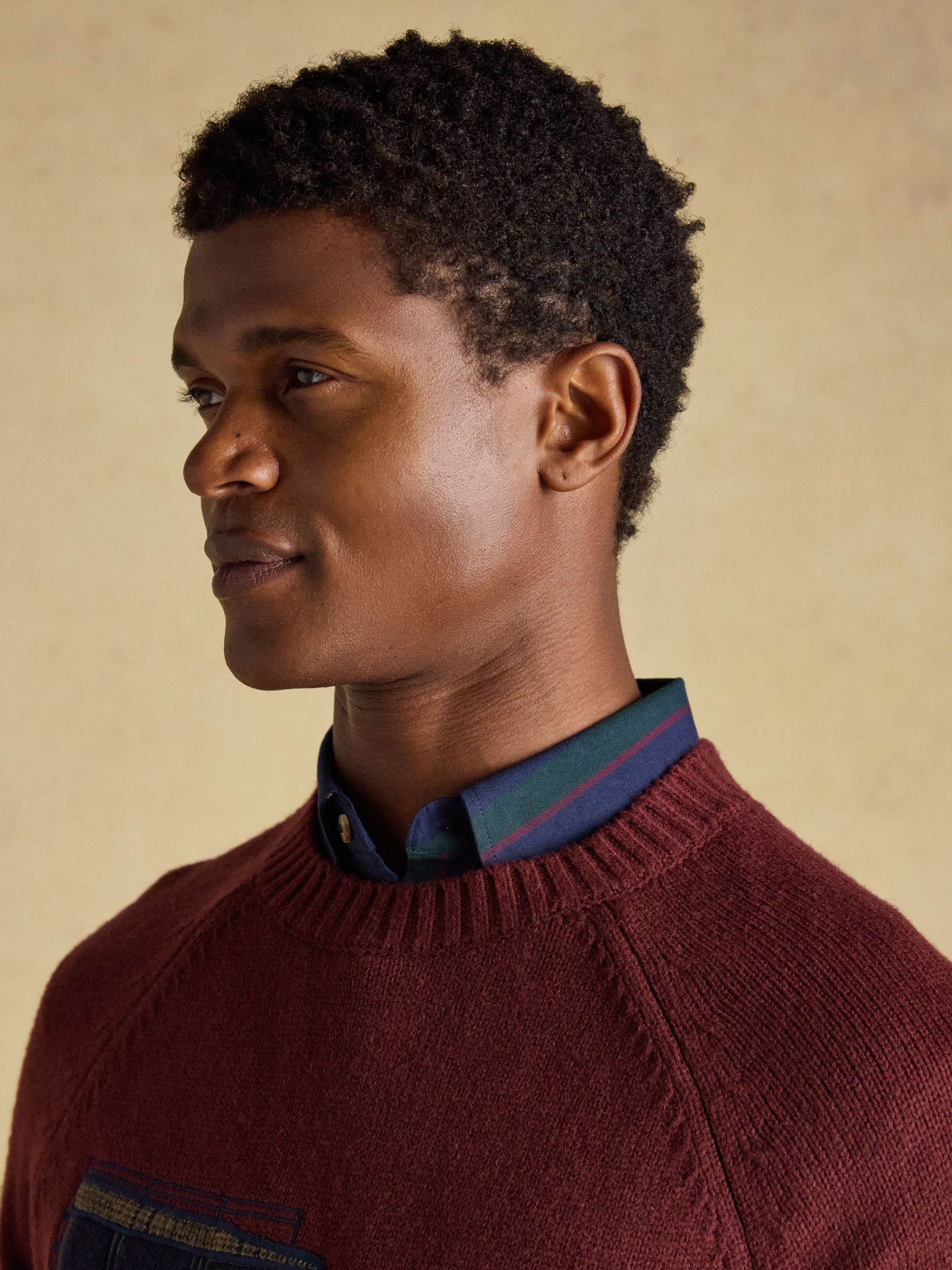 Joules 4x4 Intarsia Crew Neck Jumper