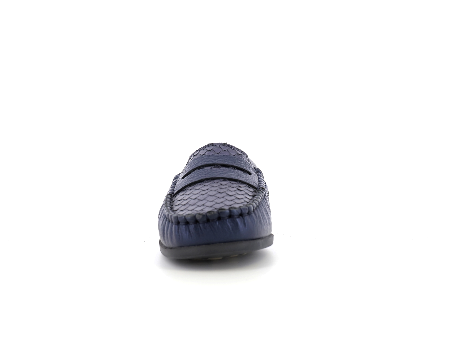 Ottilia-ASTRIA Cuir Bleu nuit