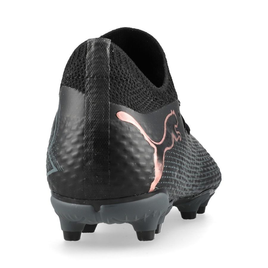 PUMA Future 7 Pro FG/AG Eclipse - Noir/Blanc Enfant