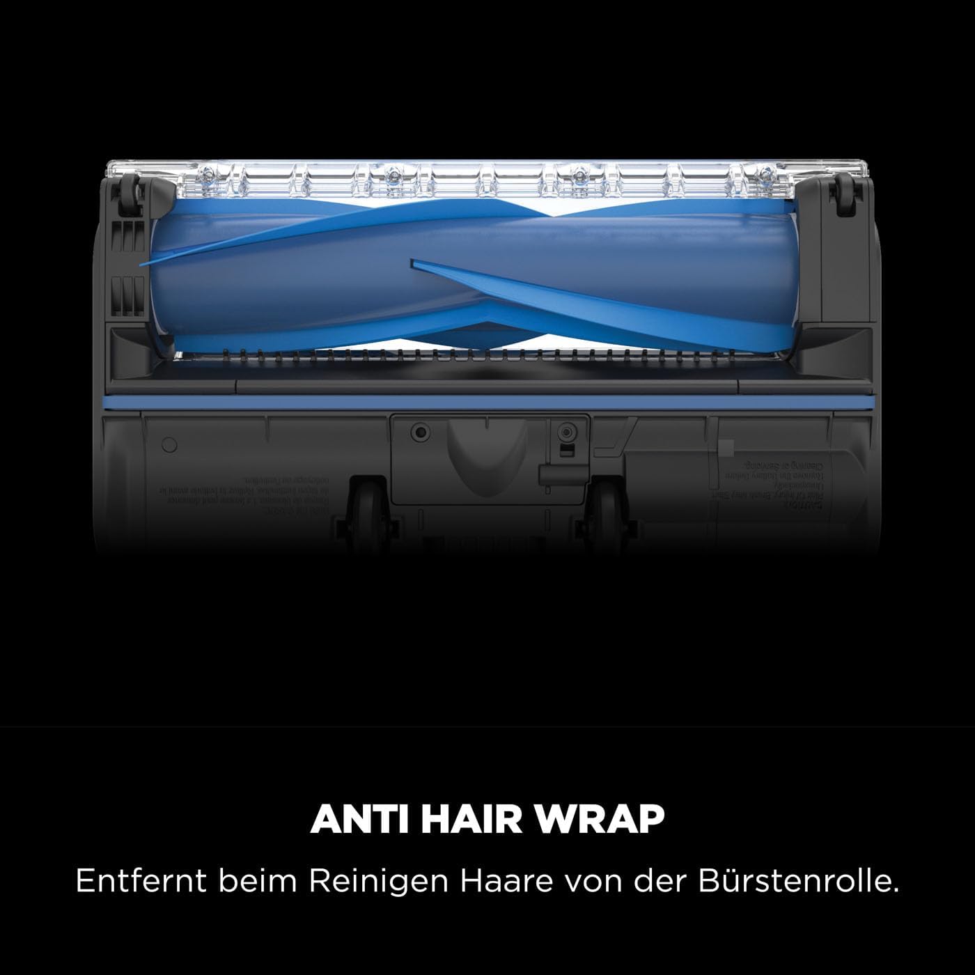 Shark kabelloser Akku-Staubsauger m. FloorDetect, Anti-Hair-Wrap, PowerFins, 40 Min Laufzeit, LED-Display, Staubsauger kabellos & Handstaubsauger-Modus m. Fugendüse, Weiß und Marineblau BU1120EU