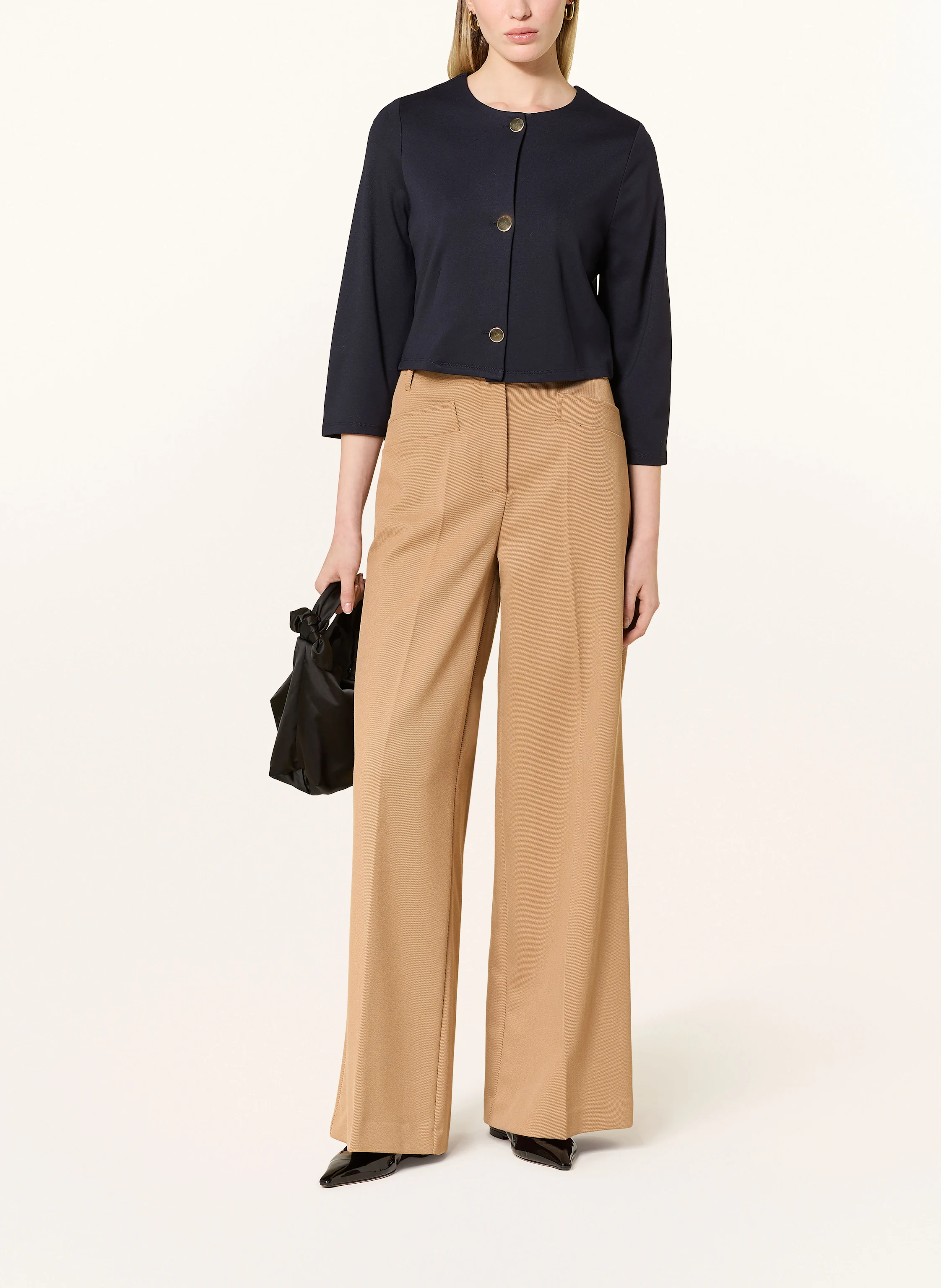 s.Oliver BLACK LABEL Jerseybolero mit 3/4-Arm