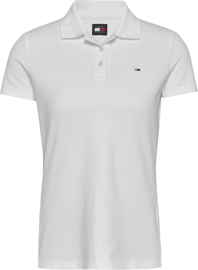 Tommy Hilfiger TJW SLIM ESSENTIAL POLO SS Ecru