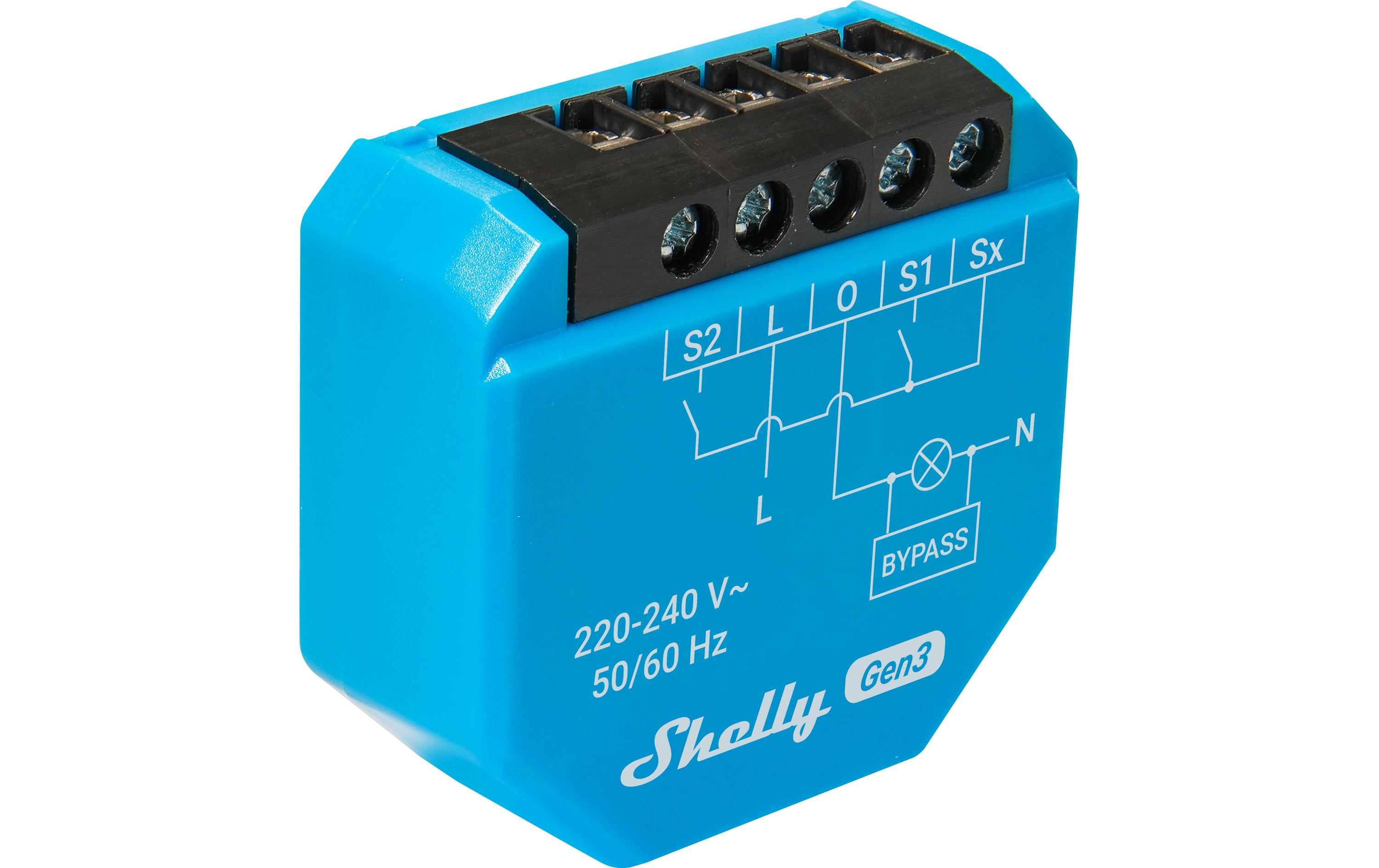 WLAN-Schaltaktor 1 l Gen3 10 A, Bluetooth BypassWiFi-Switch