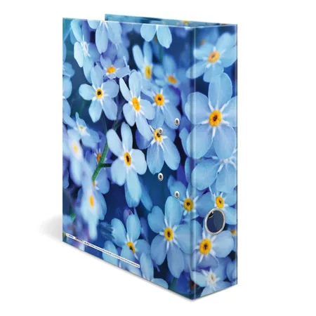 HERMA Motiv-Ordner A4 Blue Flowers