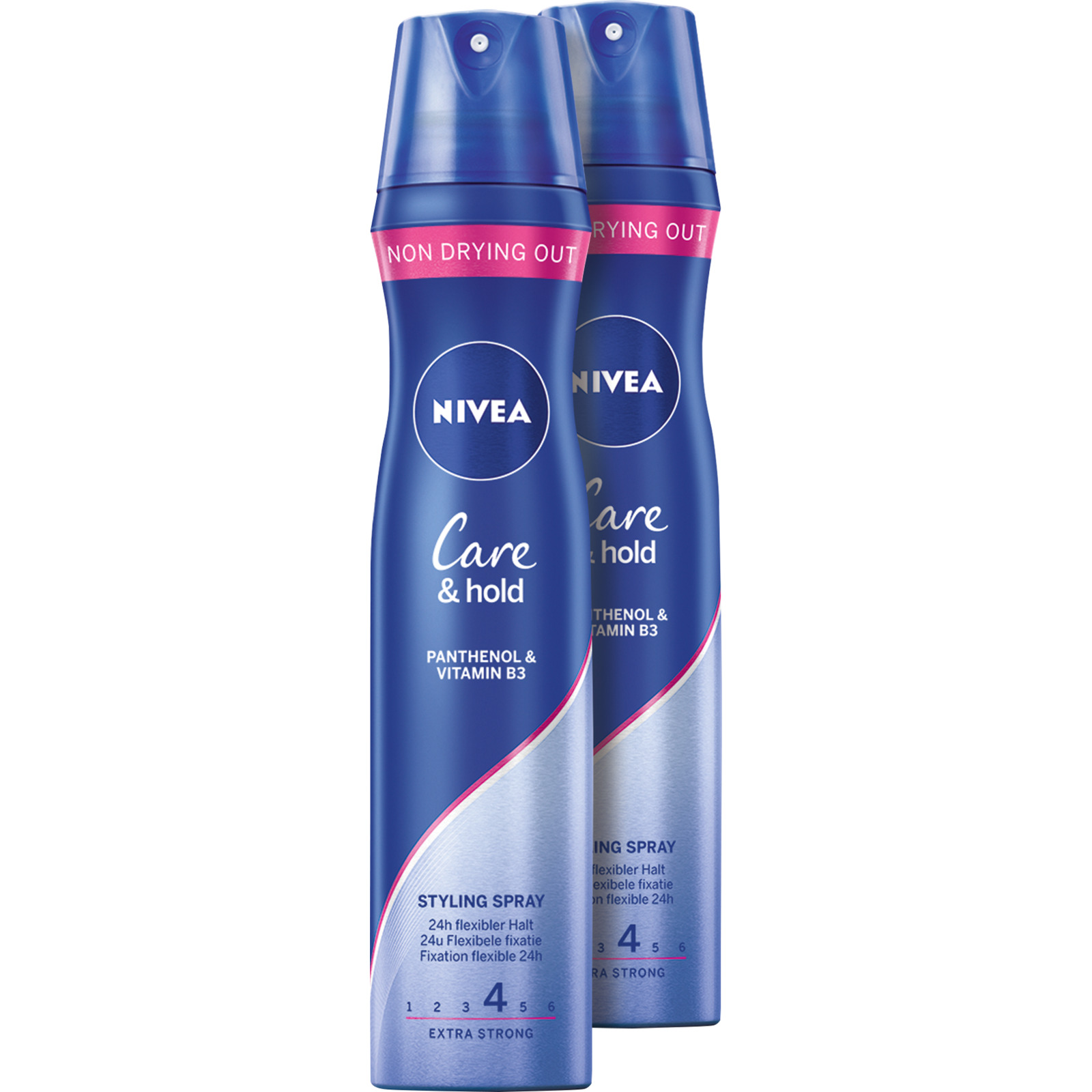 Nivea care & hold Haarspray 2 x 250 ml