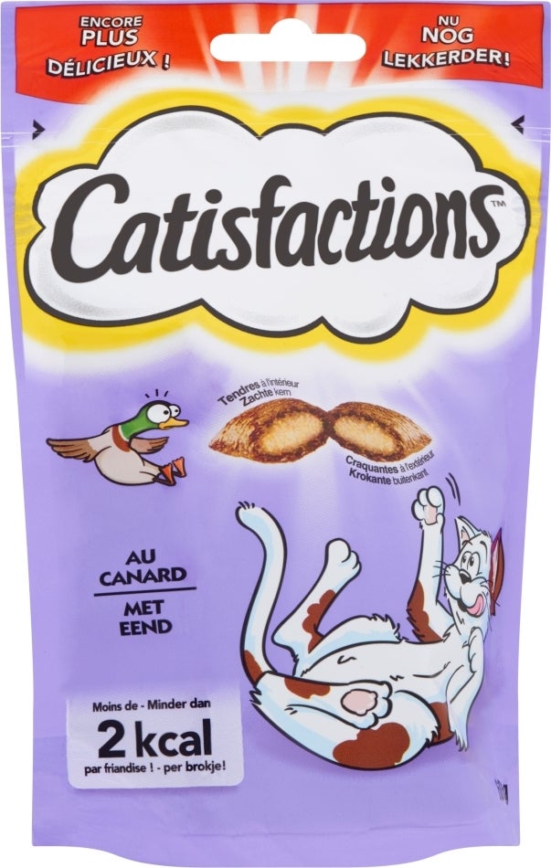 Catisfactions kattensnoepjes Mix kip met eend 60 g