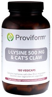 Proviform L-lysine 500 mg & Cat's Claw Capsules 180VCP