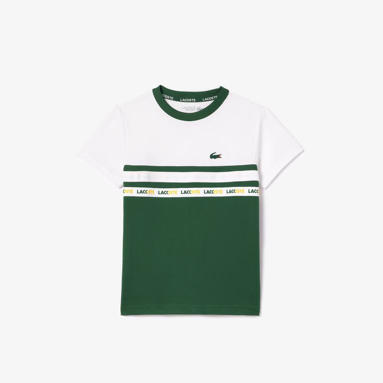 T-shirt Tennis en piqué Ultra-Dry T-Shirts & Chemises - Vert - Lacoste - Garçon