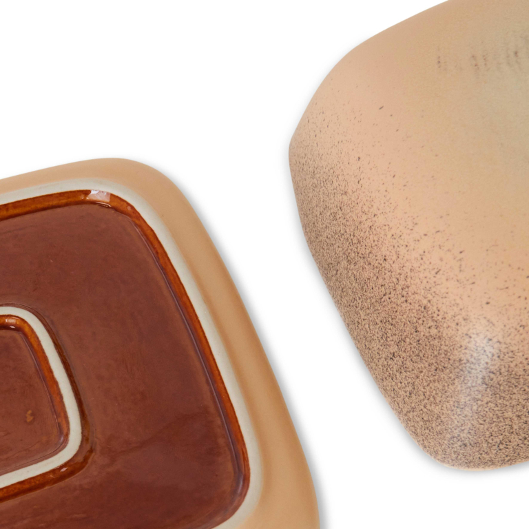 HKliving 70's Ceramic botervloot mercury
