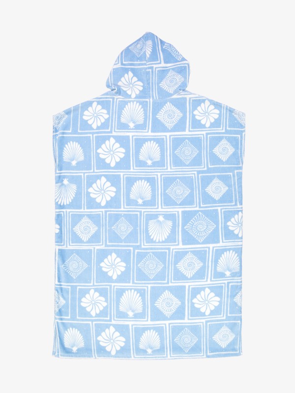 Stay Magical Printed Poncho de surf Bleu Femme