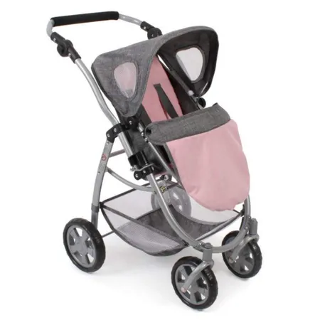 Bayer Chic Kombi 2 in 1 EMOTION, Melange grau-rosa