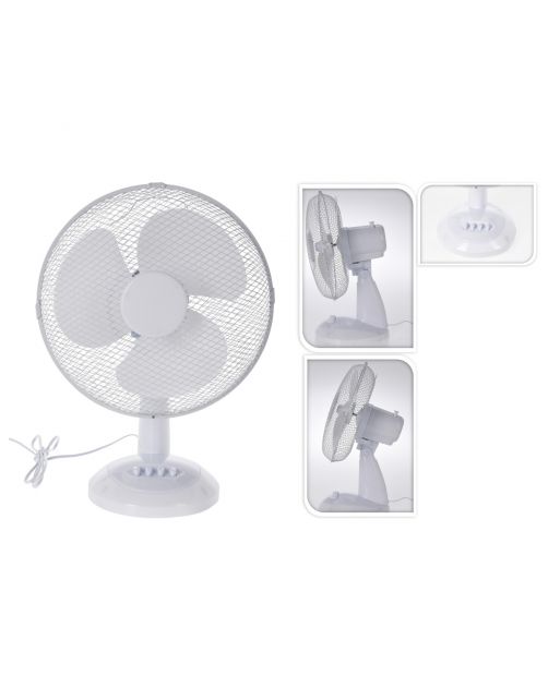 Homestyle Ventilator Tafel Model - Ventilator - Ø34 cm Wit