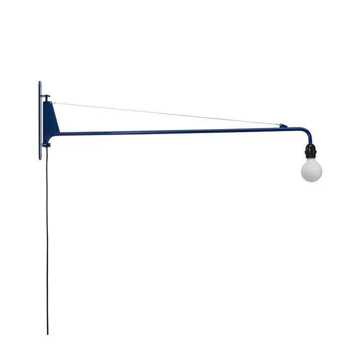 Vitra - Petite Potence Wandleuchte, Prouvé Bleu Marcoule