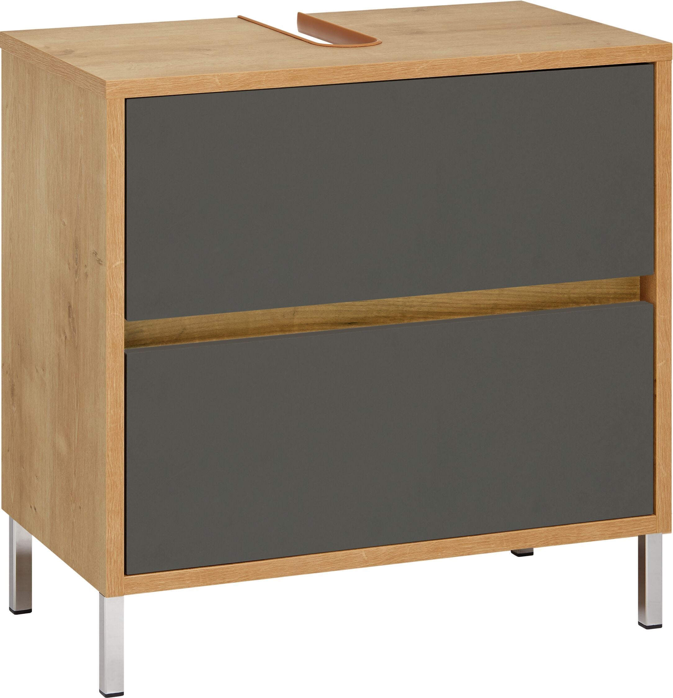 SIERRA Lavaboy - Eiche/Anthrazit / B: 60.0 cm x T: 35.0 cm x H: 60.0 cm