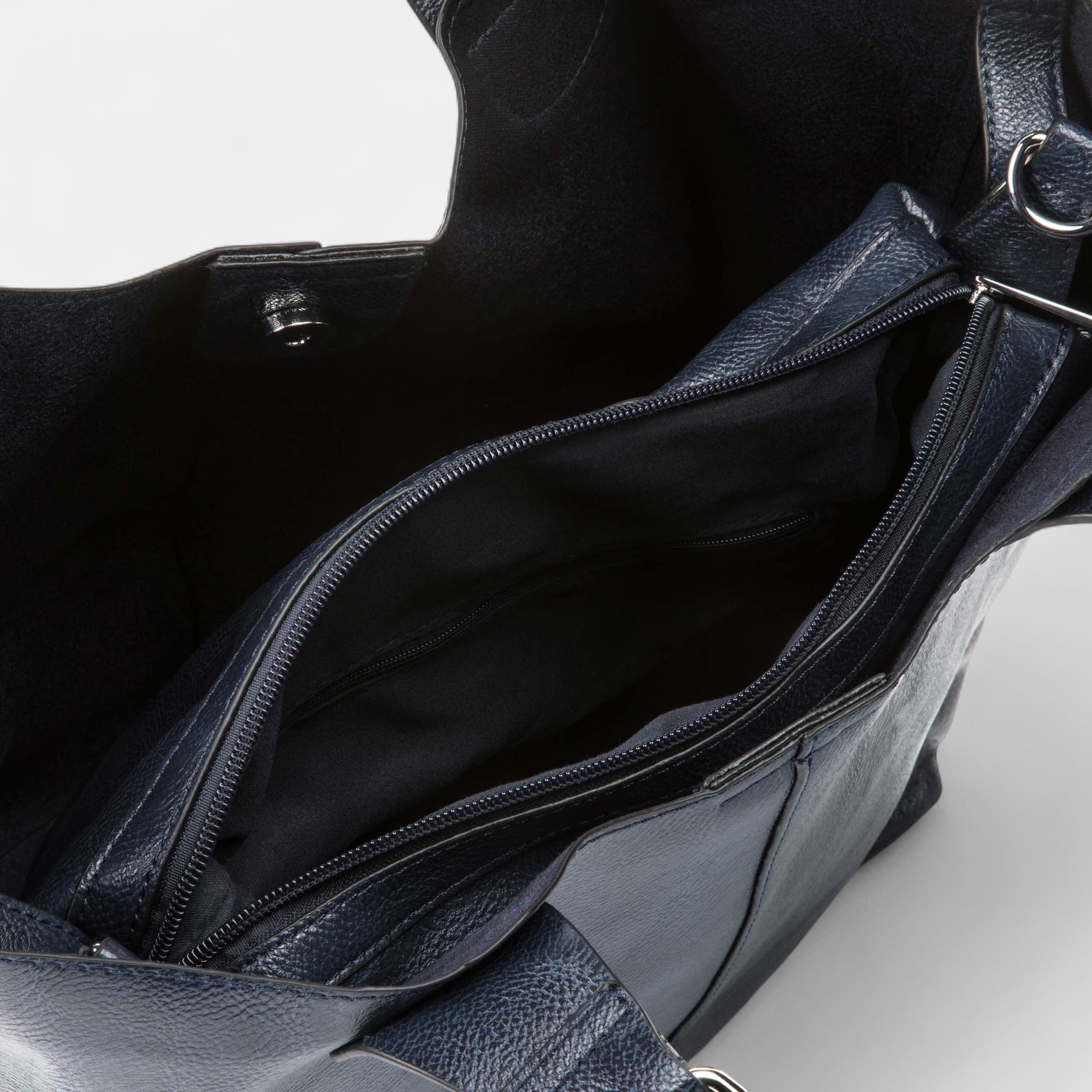Sac de shopping bleu marine